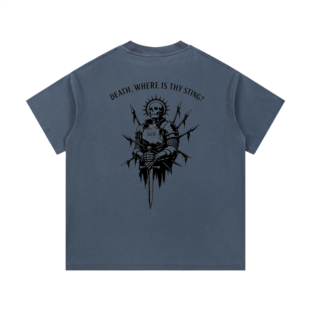 "Death, Where Is Thy Sting?" Vintage Wash Cotton T-Shirt