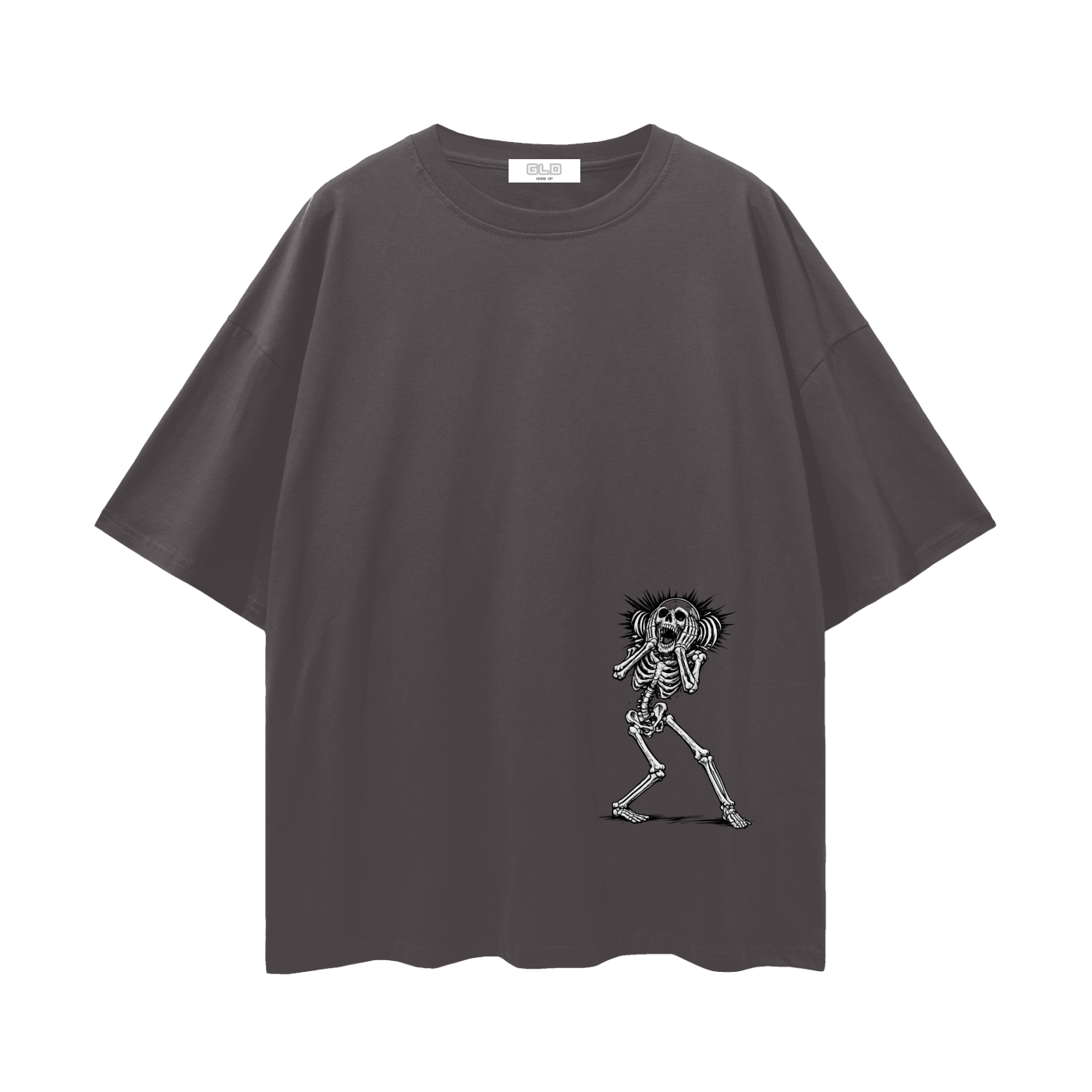 "Dont Die Scared" Loose Drop Shoulder T-Shirt