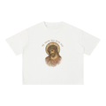 "Golgotha" Mineral Wash Boxy Cotton T-Shirt