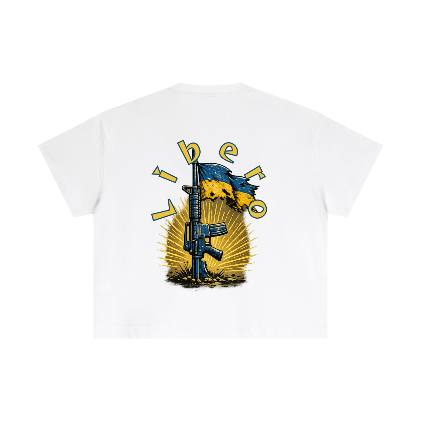 "GLD Libero" Essential Cotton Boxy T-Shirt
