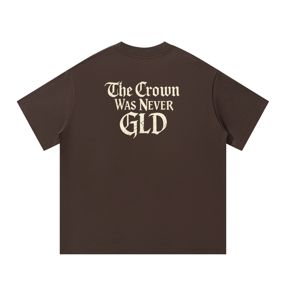 "The Crown Was Never GLD" Oversized T-Shirt