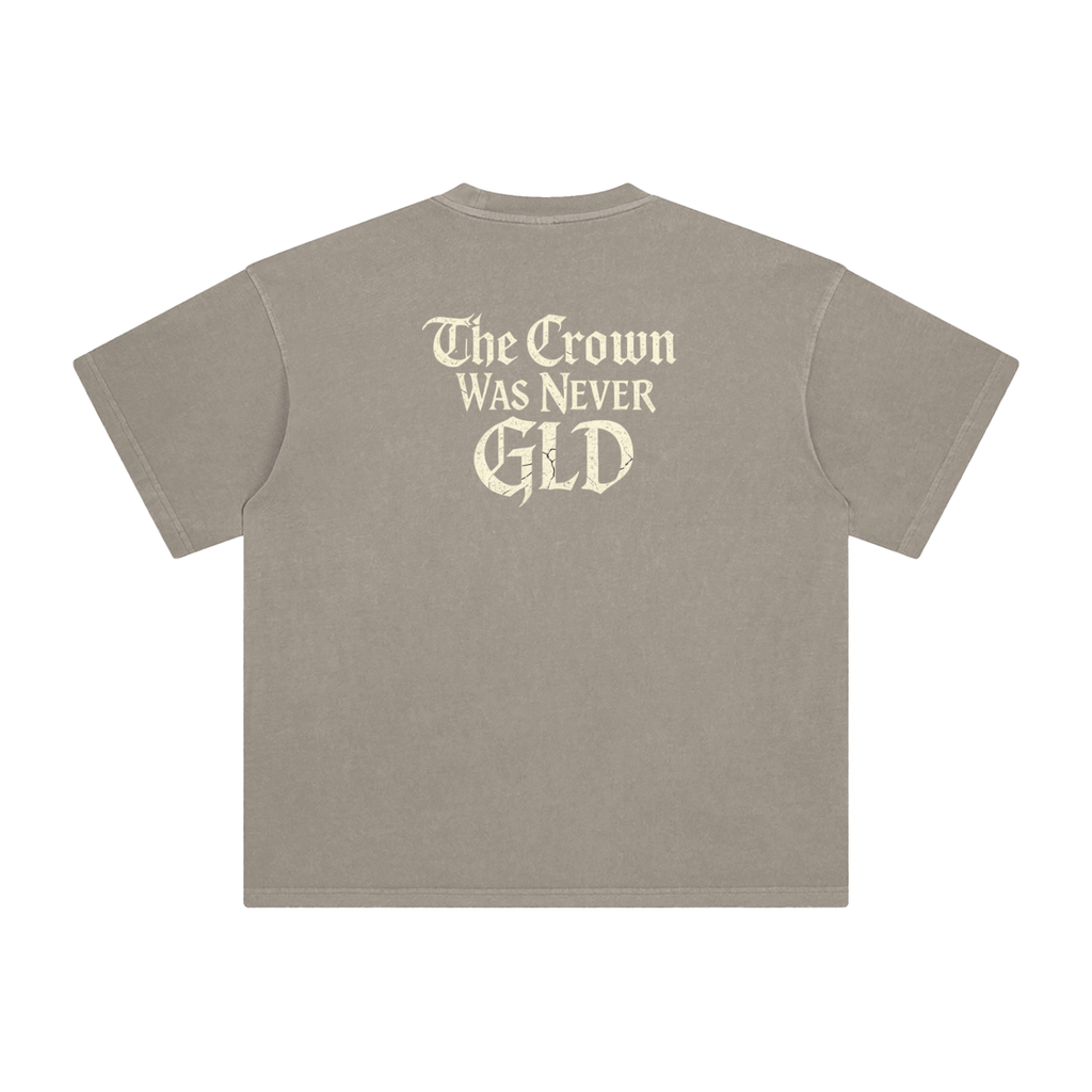 "Overcome Evil" Enzyme Washed T-Shirt