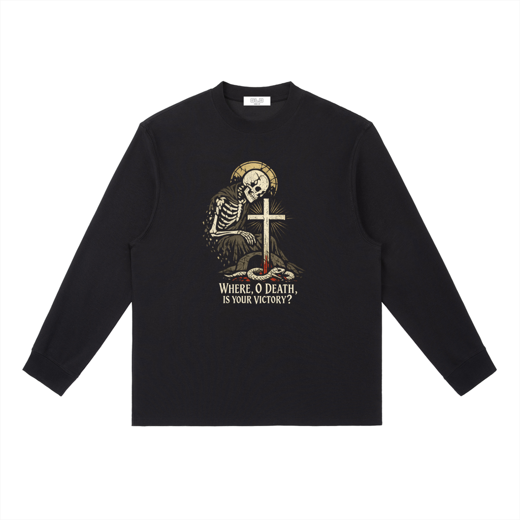 "The Crown Was Never GLD" Essential Crewneck Long-Sleeve T-Shirt