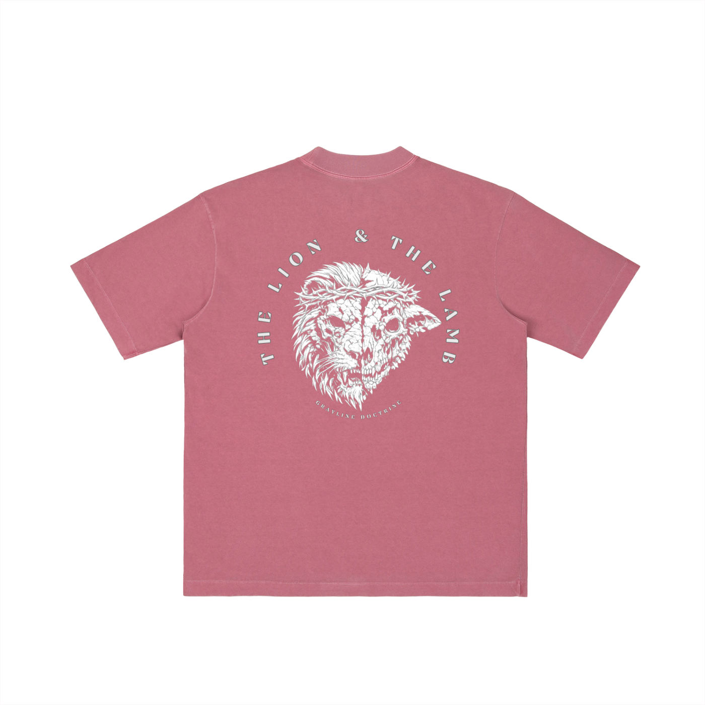 "WORTHY" Vintage Wash Drop Shoulder T-shirt