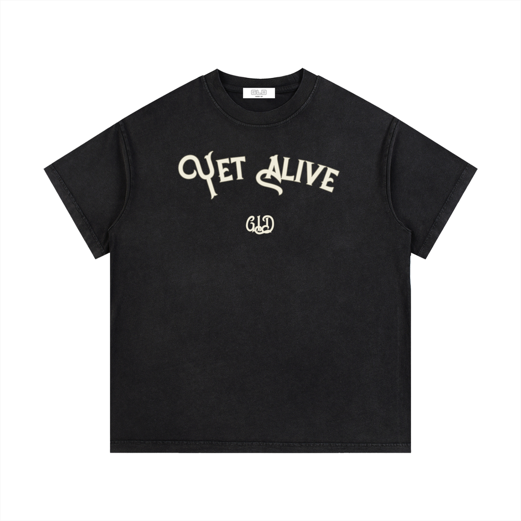 "Memento Mori" Vintage Wash Cotton T-Shirt