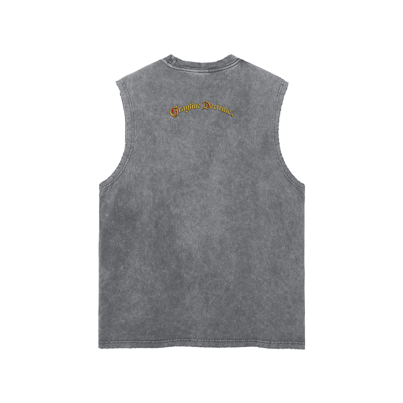 "Via Dolorosa" Frayed Hem Tank Top
