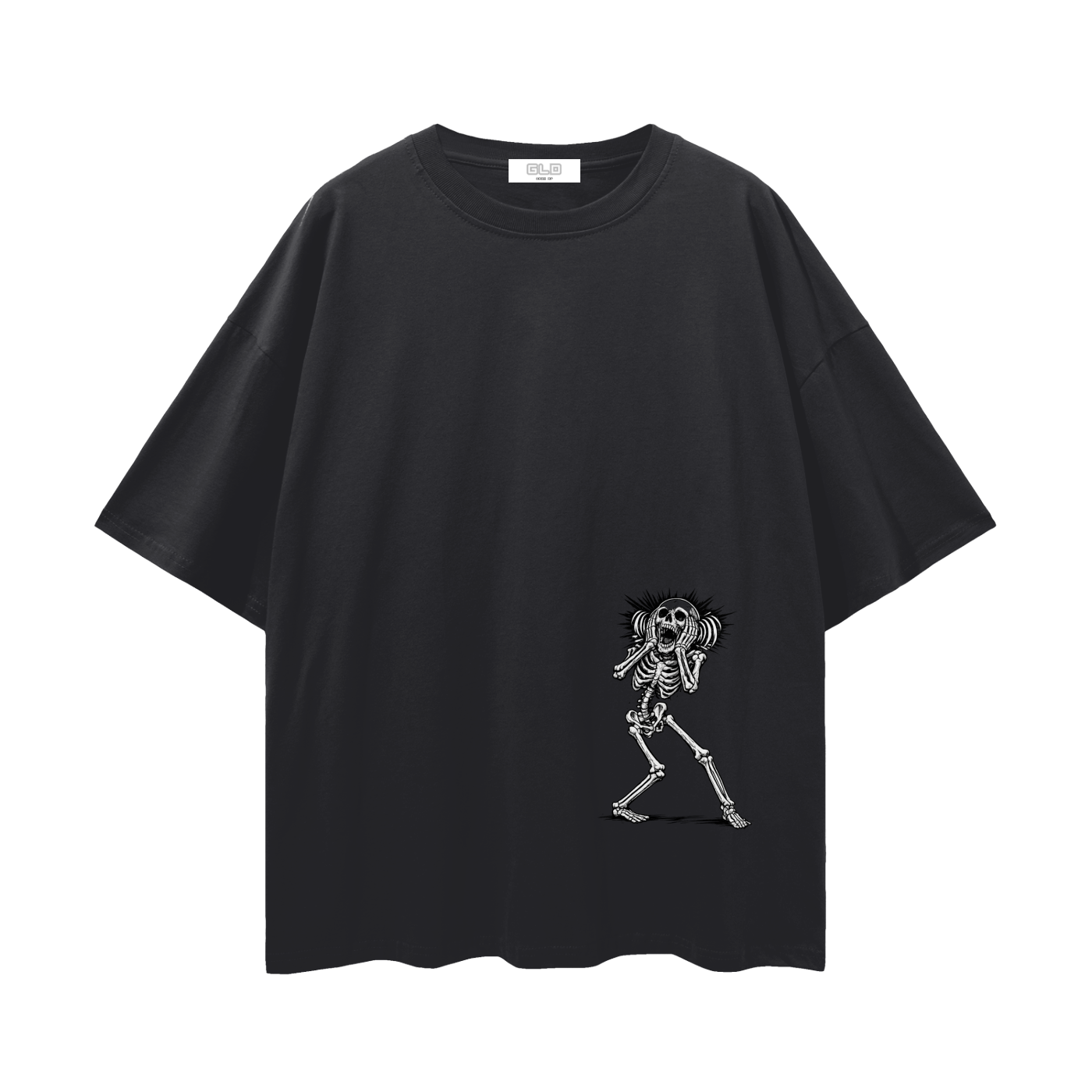 "Dont Die Scared" Loose Drop Shoulder T-Shirt