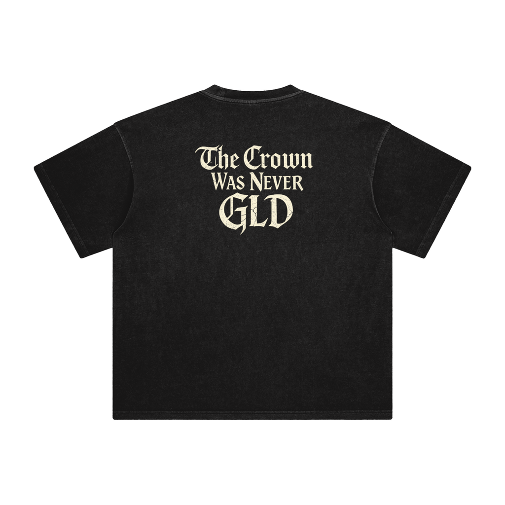 "Overcome Evil" Enzyme Washed T-Shirt