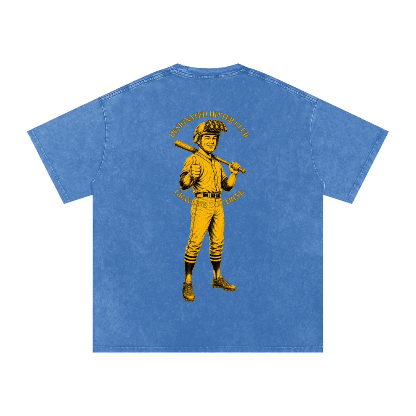"Designated Hitter Club" Oversized Cotton T-Shirt