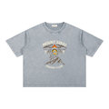 "Mount Sinai Hiking Club" Mineral Wash Boxy Cotton T-Shirt