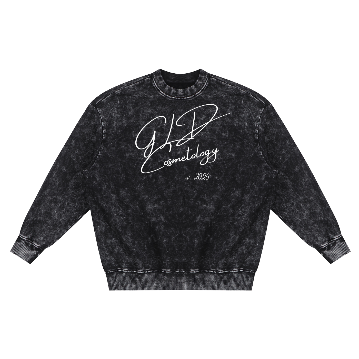 "Come Get a Fade" Hand-Frayed Sweatshirt