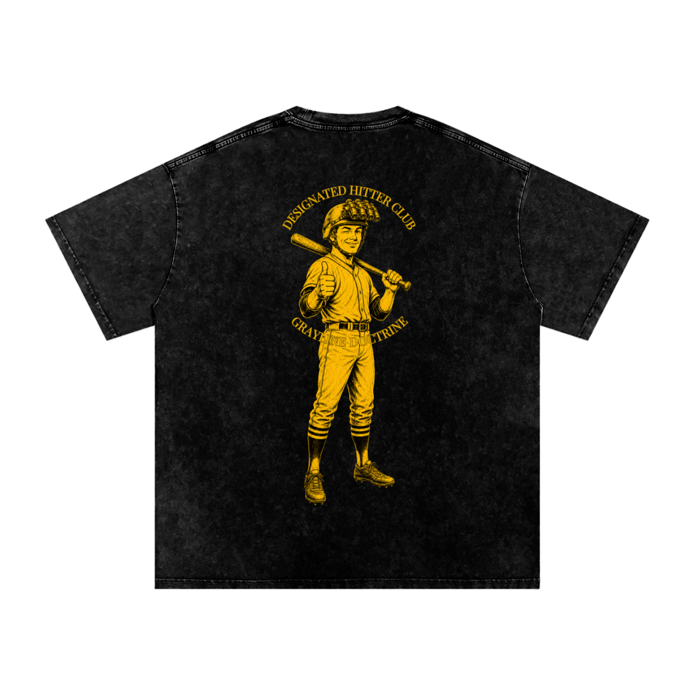 "Designated Hitter Club" Oversized Cotton T-Shirt